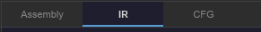Tab bar UI screenshot